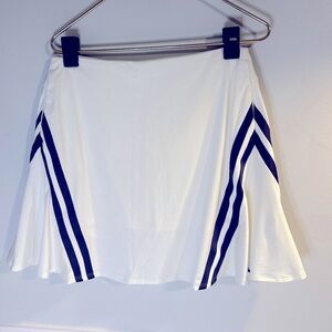 Nike White and Blue Women's Skirt